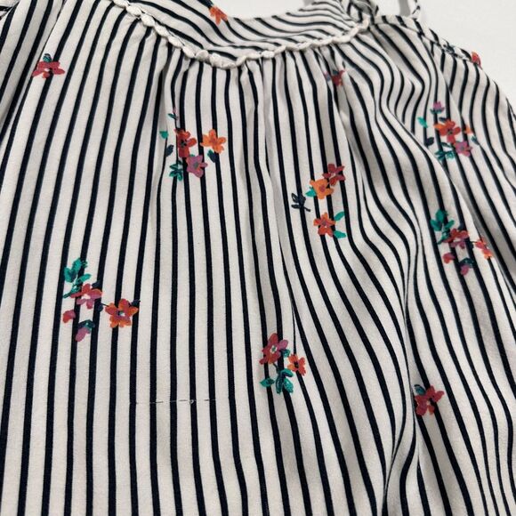 Abercrombie Kids Girls size 11/12 Tank Top Striped Floral Layers - Picture 7 of 7